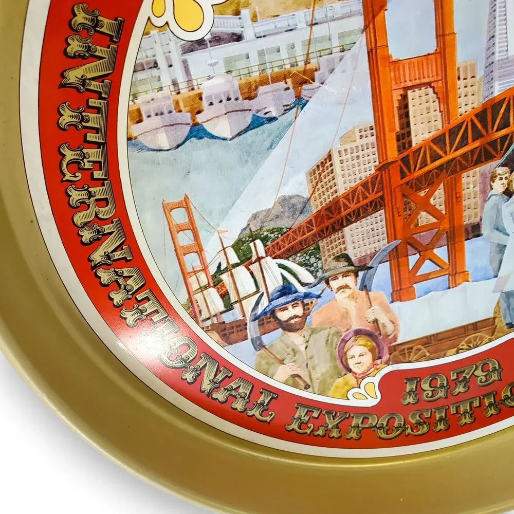 Vintage 1979 San Francisco Golden Gate Expo Tray